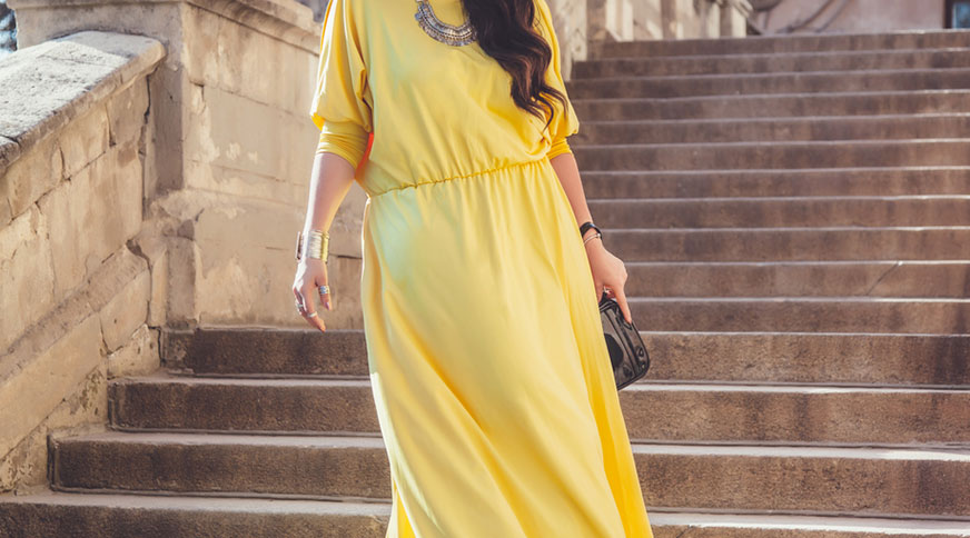 women-yellow-dress