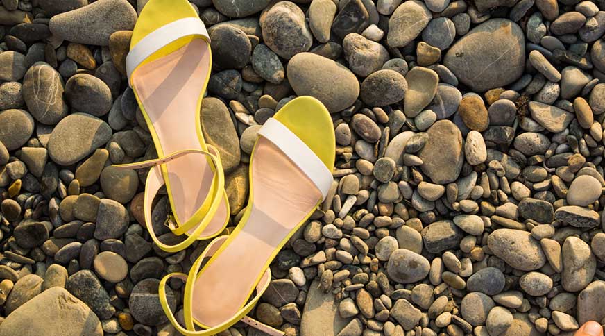 women-summer-yellow-sandals