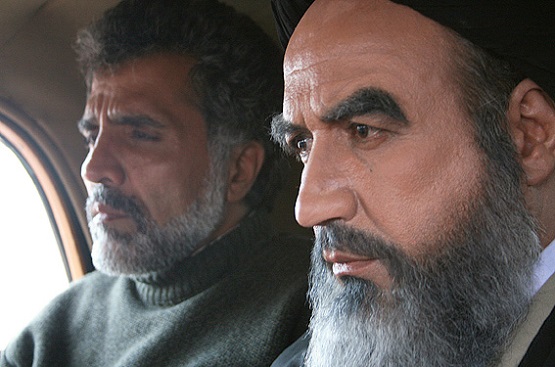 گریم شگفت انگیز عبدالرضا اکبری در نقش امام خمینی