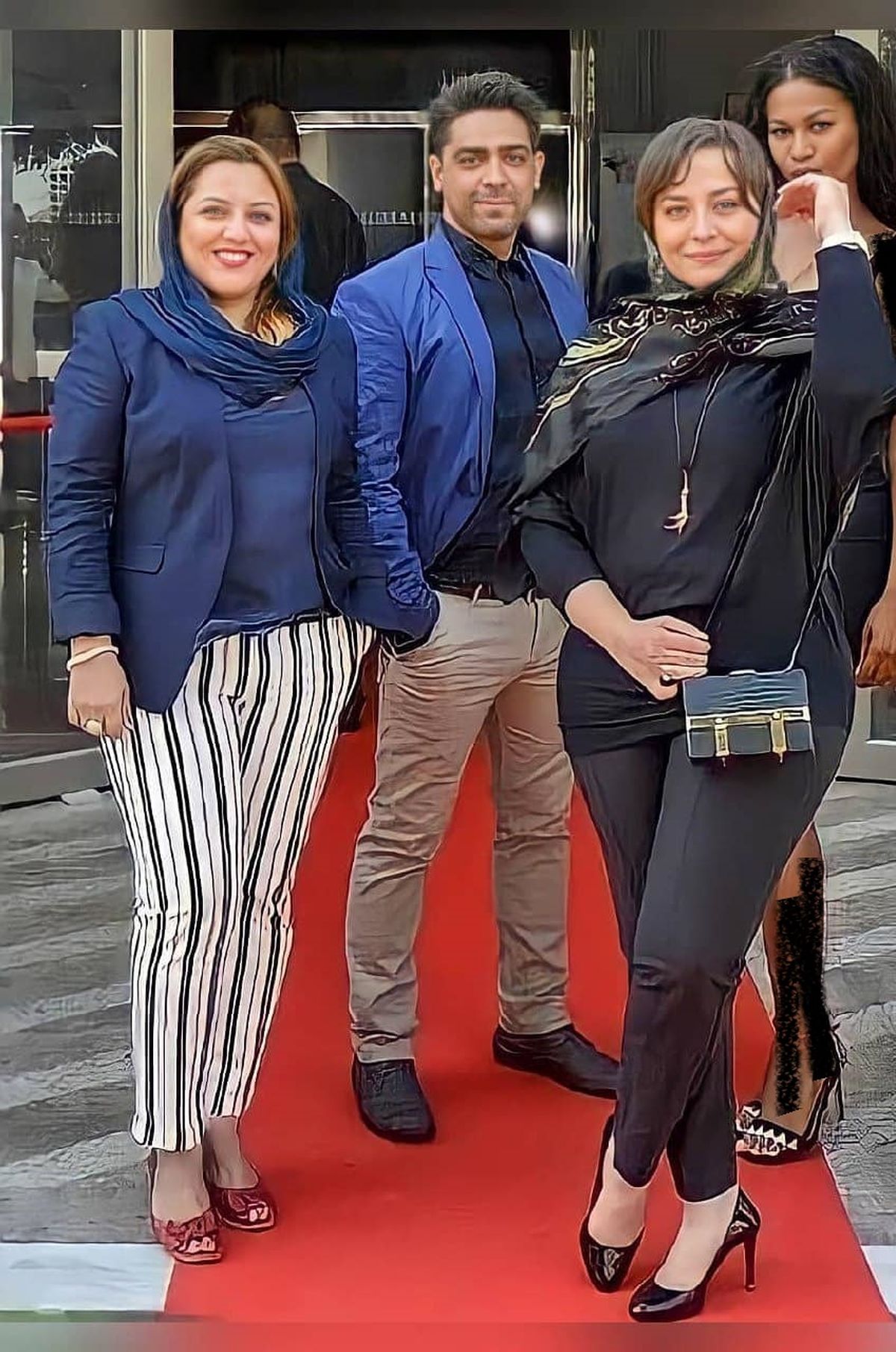 عکس مهراوه شریفی نیا روی فرش قرمز + عکس
