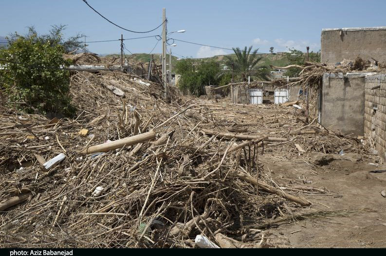تخریب کامل روستای «چم‌مهر»