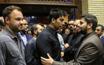 فرزاد فرزین در مجلس ختم پدر سردار حقانیان +عکس