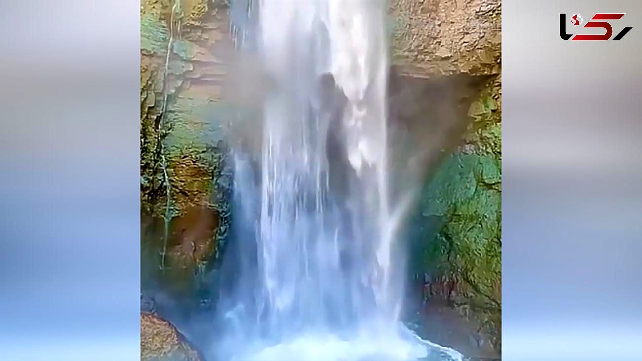 آبشار در روستای مران تنکابن + فیلم