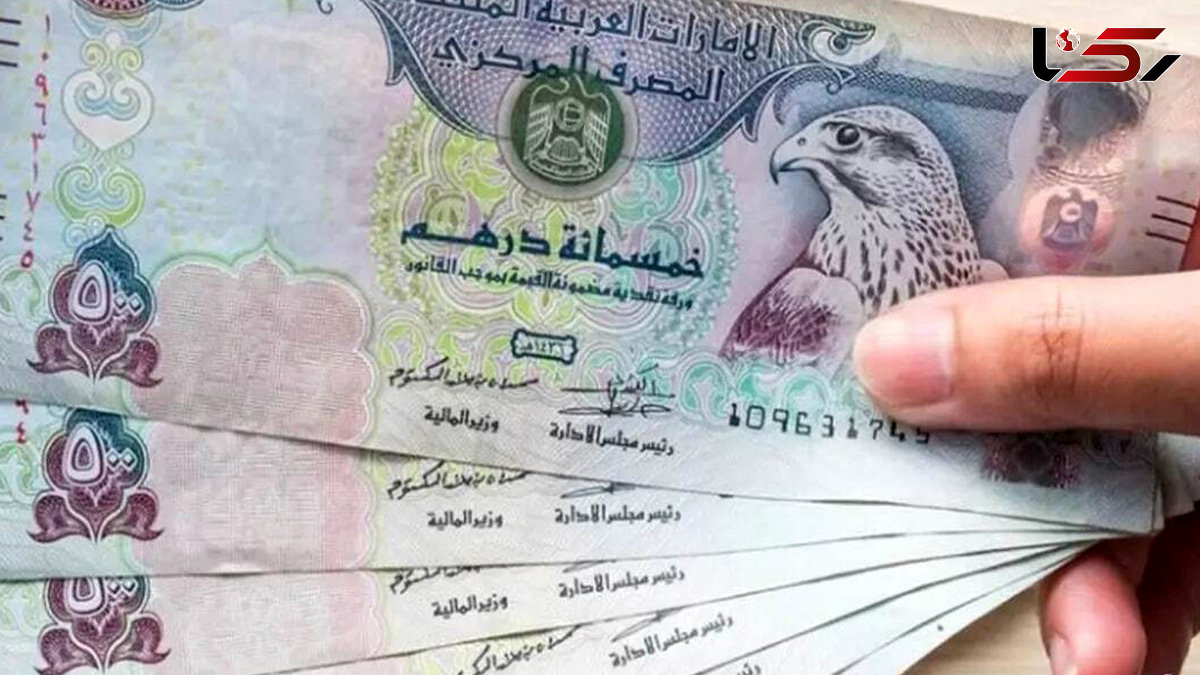 قیمت درهم امروز دوشنبه 31 فروردین 1405