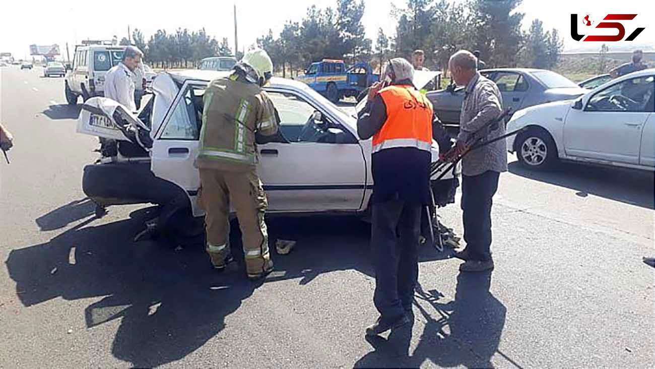 عکس های تصادف شدید در بزرگراه خلیج فارس