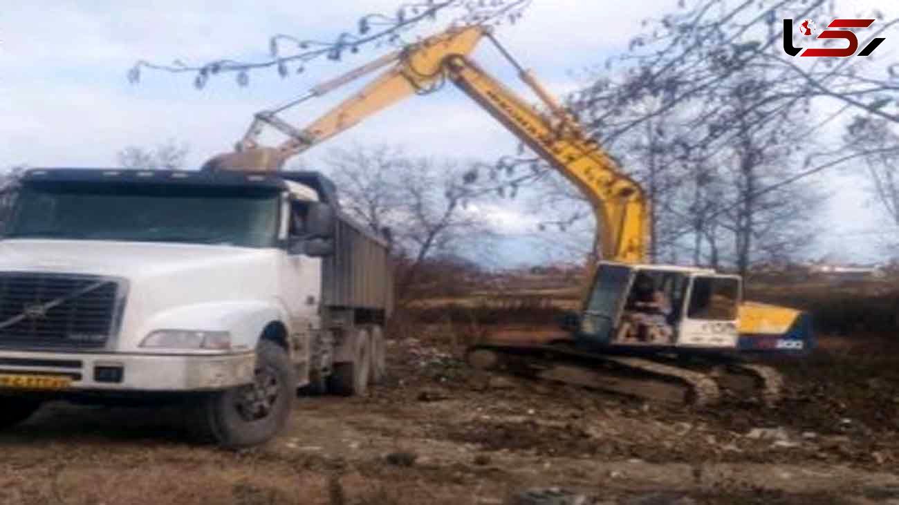 آزاد سازی بستر رودخانه عالم کلا نوشهر 