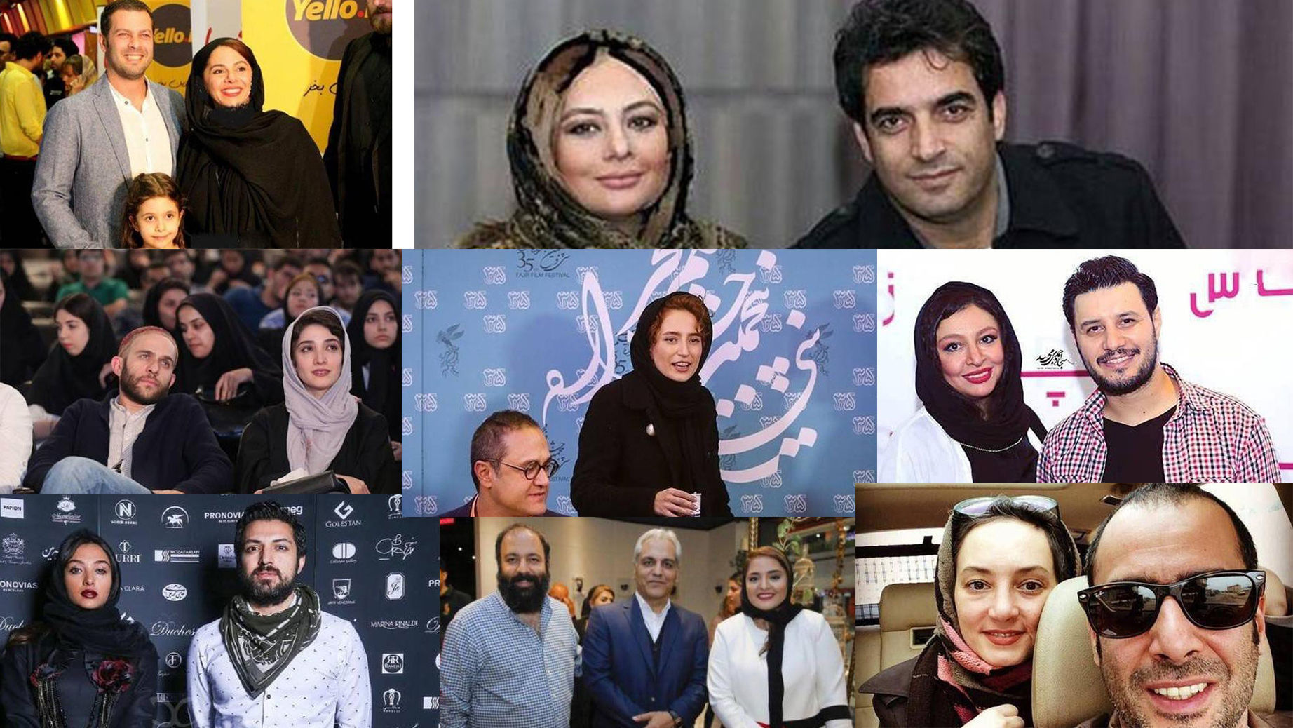 مشهورترین بازیگران و هنرمندانی که با یکدیگر ازدواج کرده اند تصاویر