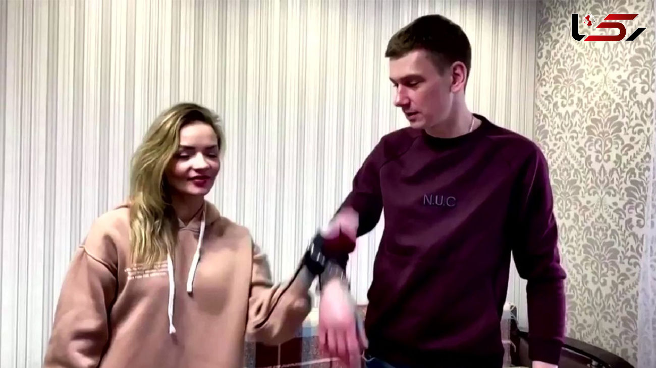 این زوج جوان 3 ماه متصل به هم زندگی کردند + فیلم 