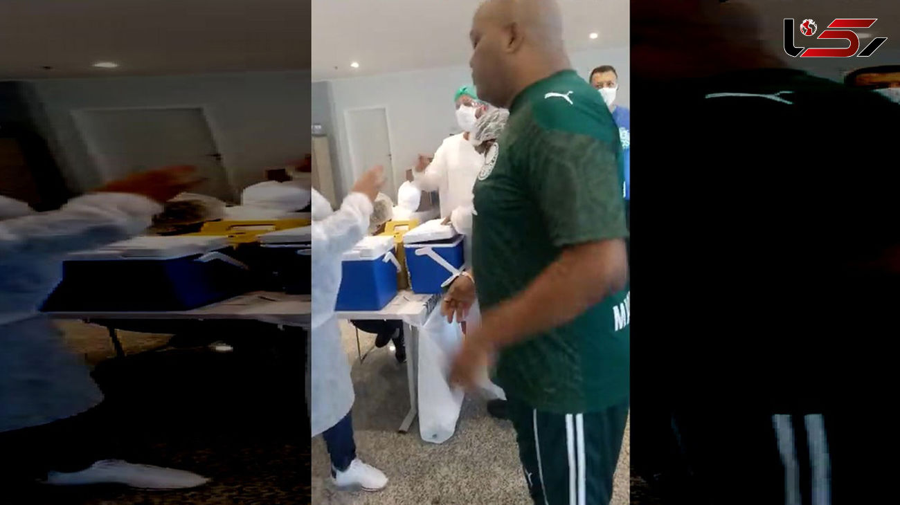 فیلم جهانی شدن وحشت یک مرد از تزریق واکسن