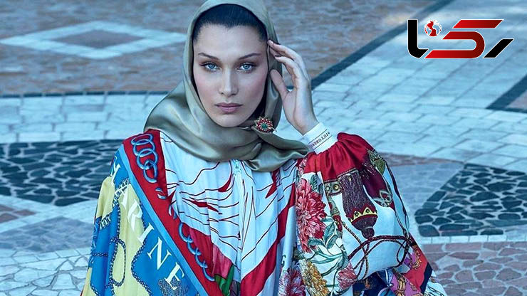 خانم مدل مشهور آمریکایی با حجاب شد! + عکس