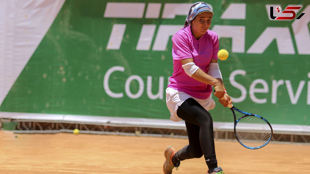 درخشش مشکات الزهرا صفی در رقابت‌های تنیس انفرادی + عکس